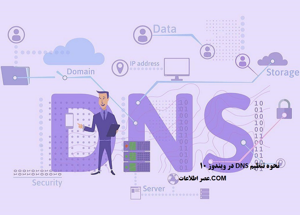 نحوه تنظیم DNS در ویندوز 10