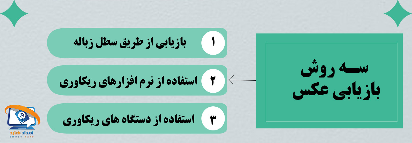 سه روش بازیابی عکس حذف شده در ویندوز